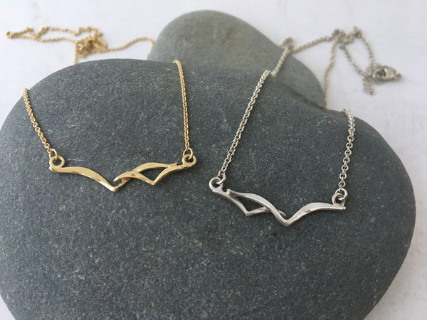 Seagulls in Flight Necklace