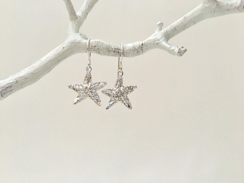 Large Starfish Dangle Earrings