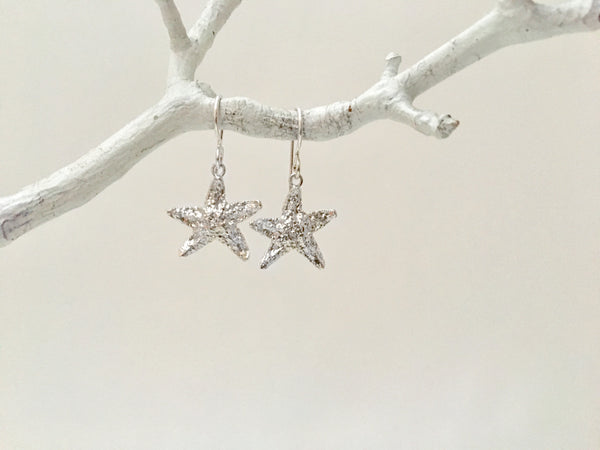 Large Starfish Dangle Earrings