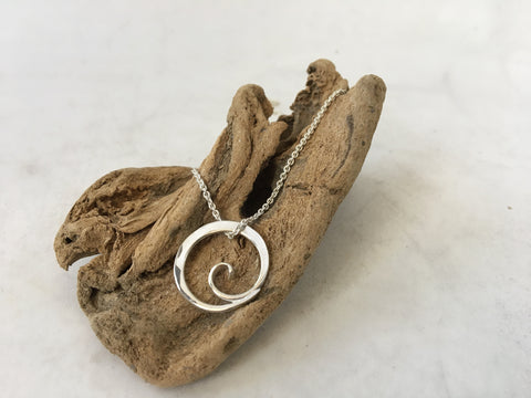 Floating Wave Necklace