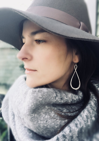 Long Infinity Earrings