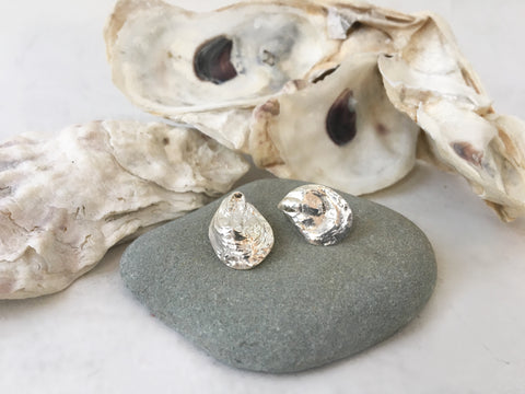 Two Halves Oyster Stud Earrings