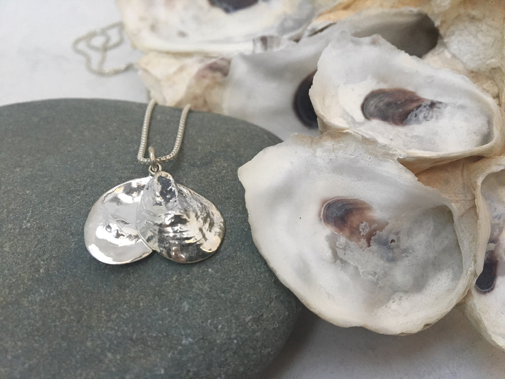 Two Halves Oyster Necklace