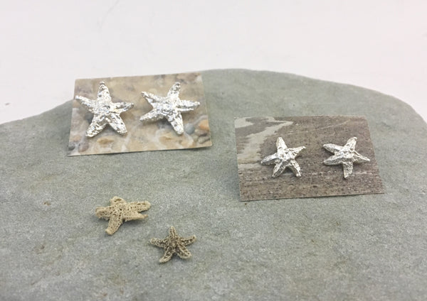 Tiny Starfish Stud Earrings