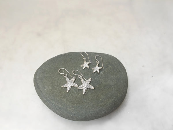 Large Starfish Dangle Earrings