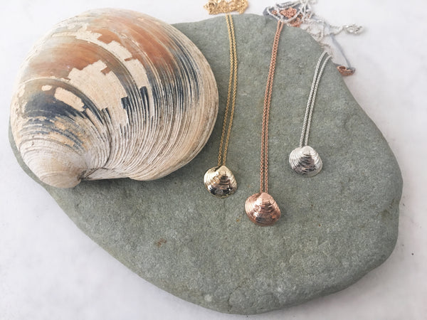 Baby Clam Slide Necklace
