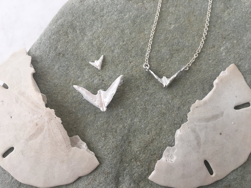 Sand Dollar Dove Necklace – Jewelry Studio of Wellfleet