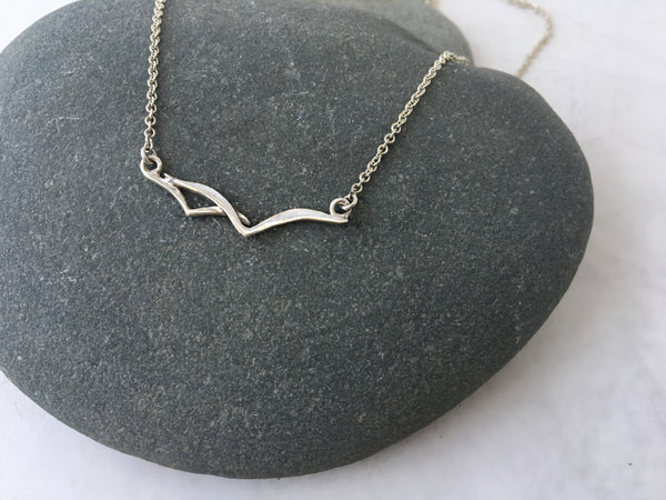 Seagulls in Flight Necklace