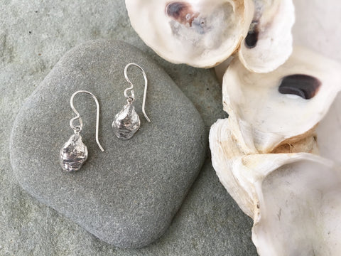 Baby Oyster Dangle Earrings