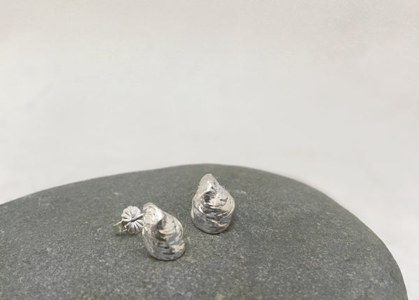 Baby Oyster Stud Earrings